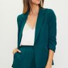 Women Skyes Are Blue Blazers | Recycled Shirred Sleeve Blazer