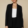 Women Skyes Are Blue Blazers | Knit Tailored Blazer