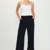 Women Skyes Are Blue Bottoms | Pintuck Wide Leg Pants