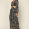 Women Skyes Are Blue Maxi Dresses | Floral Cutout Maxi Dress