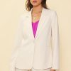 Women Skyes Are Blue Blazers | Tailored Single Button Blazer