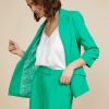 Women Skyes Are Blue Blazers | Recycled Shirred Sleeve Blazer