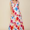 Women Skyes Are Blue Maxi Dresses | Flora Maxi Dress