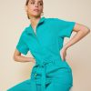 Women Skyes Are Blue Jumpsuits | Millie Utility Zip Jumpsuit