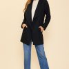 Women Skyes Are Blue Outerwear | Open Front Cardigan