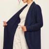 Women Skyes Are Blue Outerwear | Open Front Cardigan